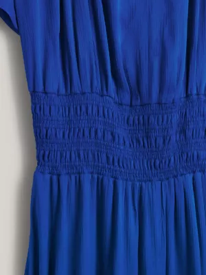 Vestido longo Tommy Hilfiger x Vacation com decote em V e modelagem evasê