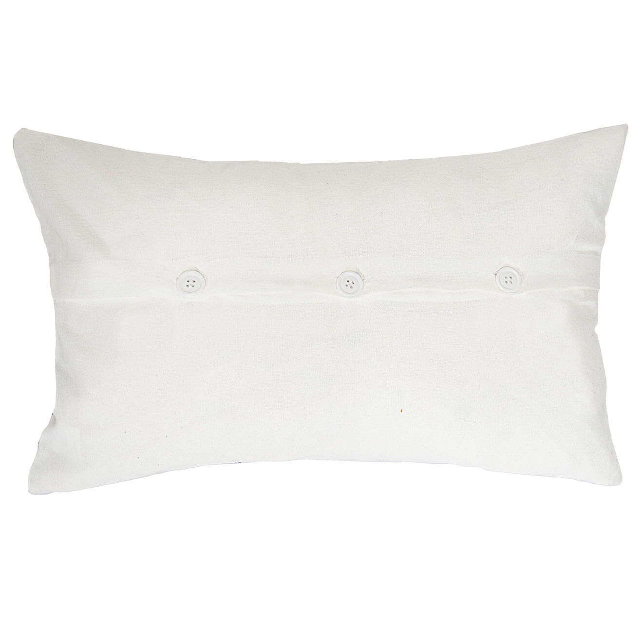 Febronie Housse de coussin Néo berbère brodée noire - 50x30 cm