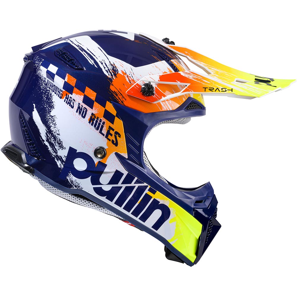 pull-in - Casque enfant Trash Kid - 2024 Navy / Blanc / Jaune / Orange