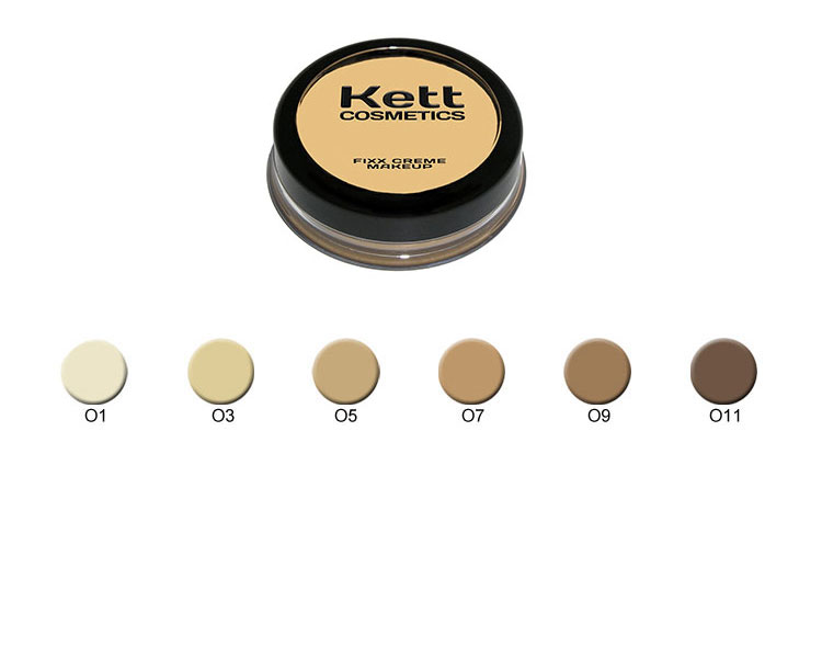 Kett Cosmetics - Fixx Creme Make Up Olive Tone, 15g