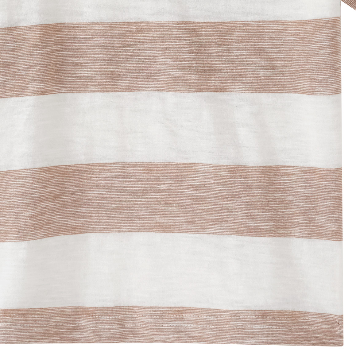 Topolino Jungen T-Shirt mit Streifen hellbraun / weiss