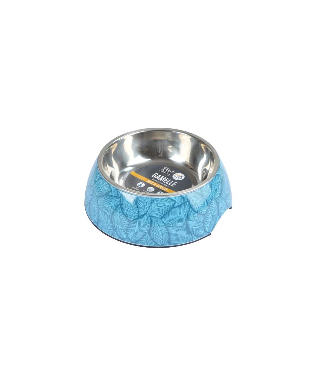 Paris Prix - Gamelle Pour Chien & Chat everplant 17cm Bleu
