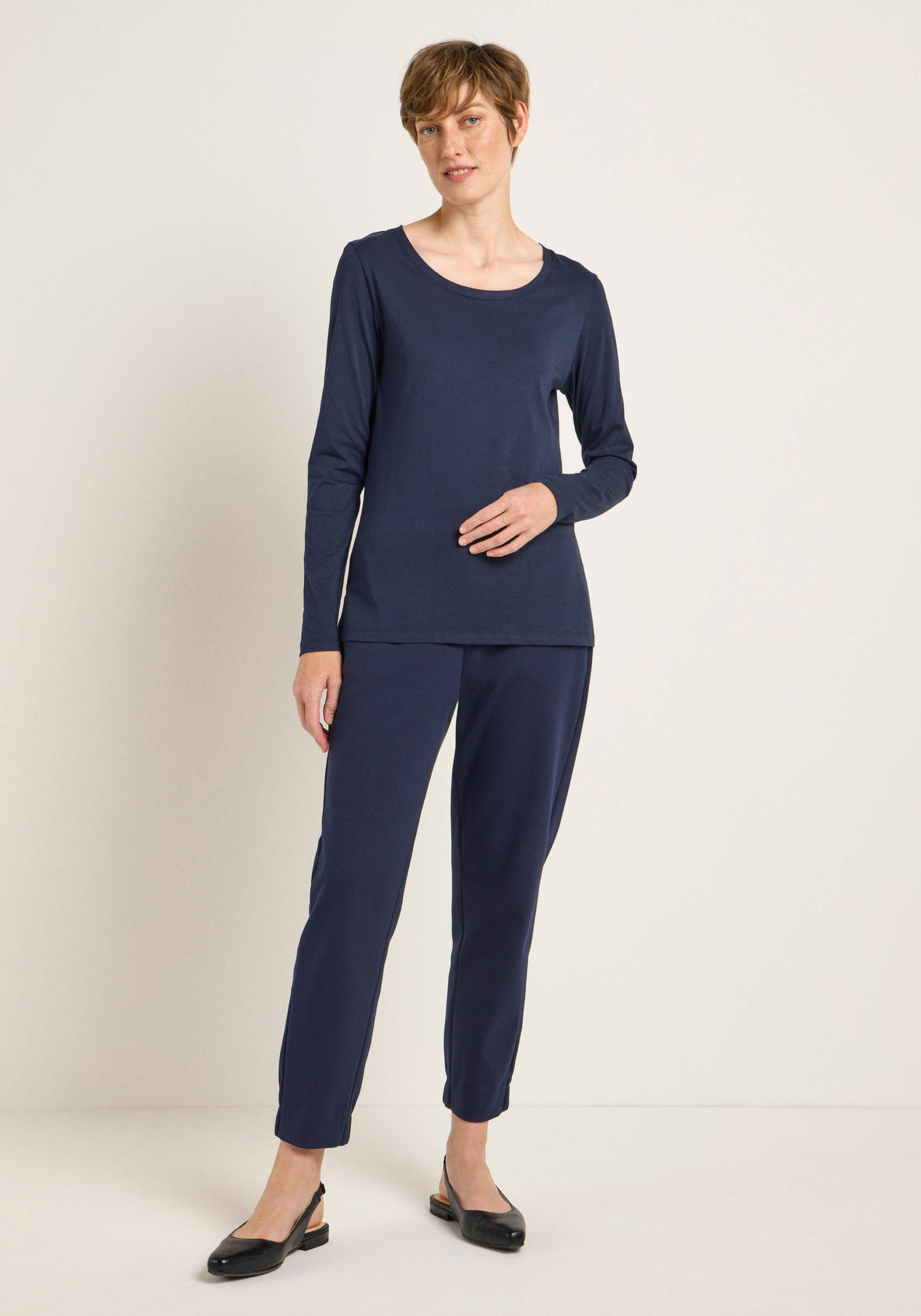 Lanius Langarmshirt Midnight
