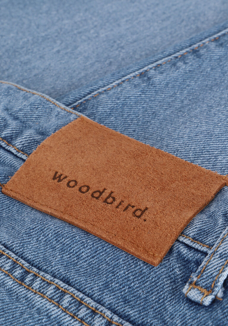 WOODBIRD blauwe woodbird straight leg jeans doc doone jeans