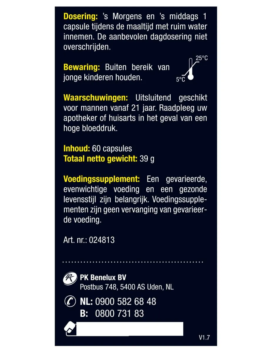 Lucovitaal Prostaat Comfort 60 capsules