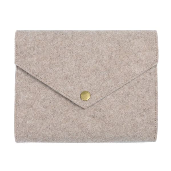 Bokomslag i økologisk ull Sand 20 cm P.A.P & PAPERSTYLE