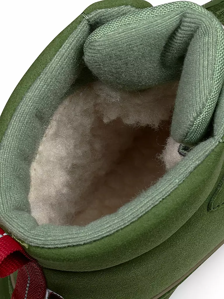 AFFENZAHN Kinder Winterstiefel VEGAN COMFY Drache grün