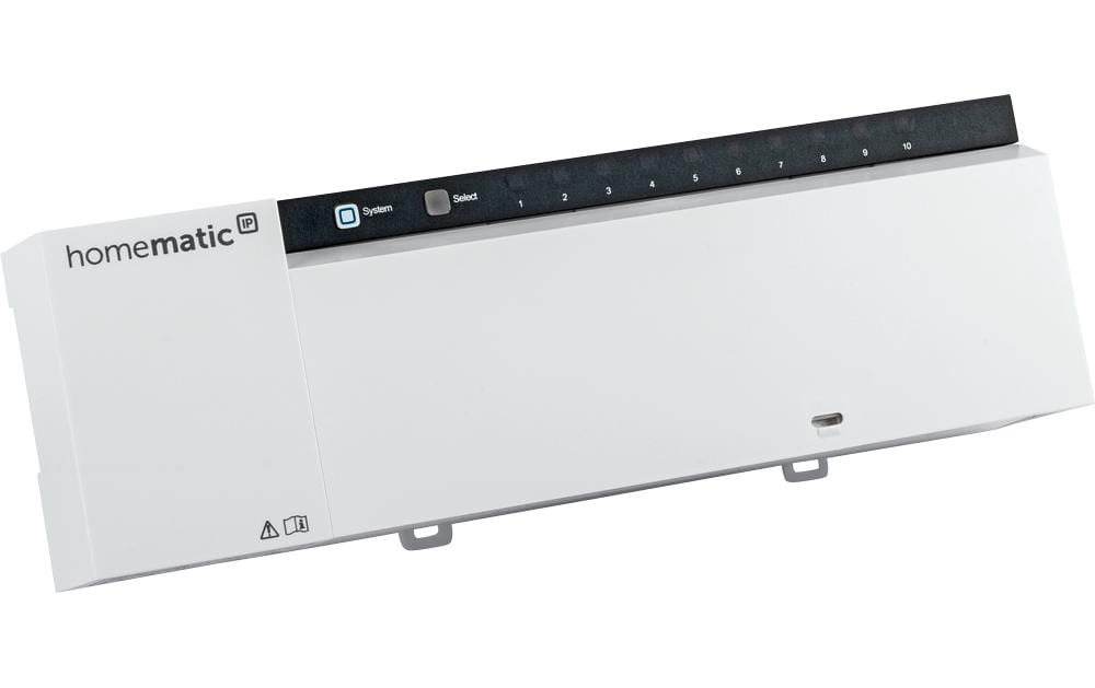 Smart Home Wired Fussbodenheizungsaktor 10-fach, 24 V<br>Steuerung der Fussbodenheizung im Homematic IP Wired System – HmIPW-FAL24-C10