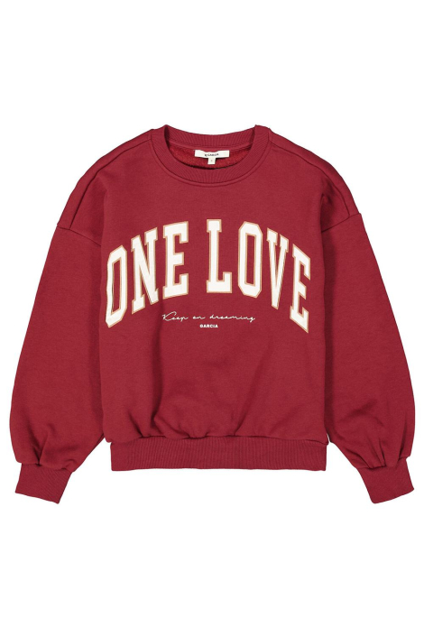 Garcia bordeaux dames sweater
