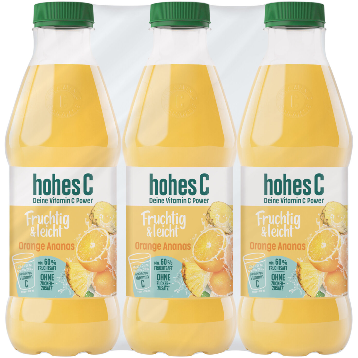 Hohes C Fruchtig Leicht Orange Ananas 6x1l