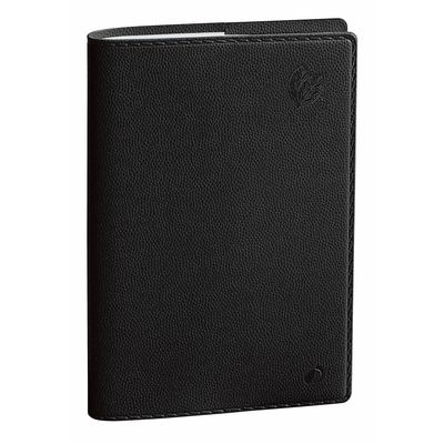 Agenda de poche Equology Randonnée recyclé avec répertoire - 1 semaine sur 2 pages - 9 x 12,5 cm - noir - Quo Vadis