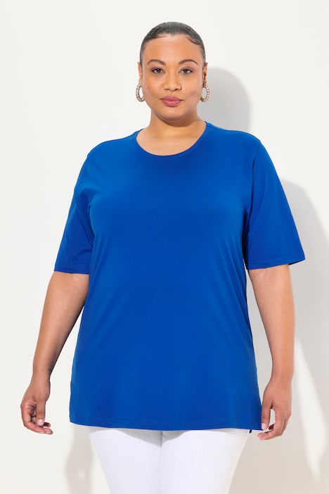 T-Shirt, Rundhalsausschnitt, Relaxed, Halbarm