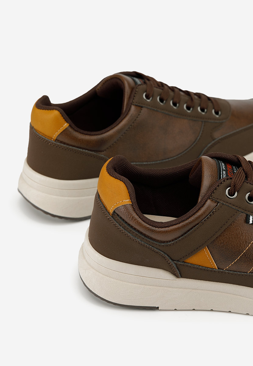 Baskets pour hommes bruns Freeman