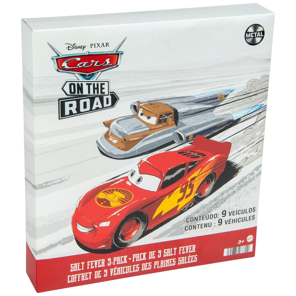 und Pixar Cars On The Road Salt Fever 9er-Pack