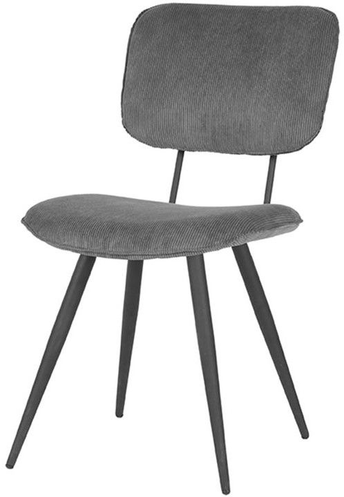 Eetstoel Donkergrijs IH-50.048 Vic B49 x D60 x H87 cm