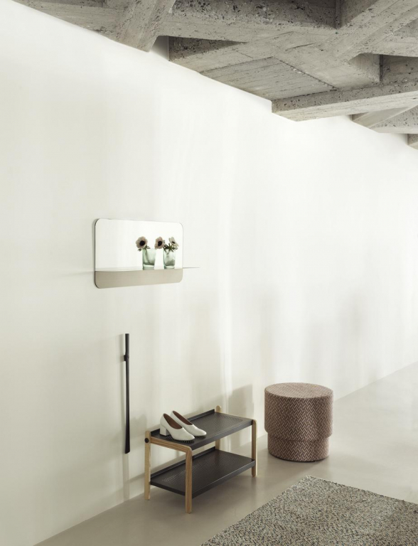 Normann Copenhagen Horizon spiegel met plankje 80x40