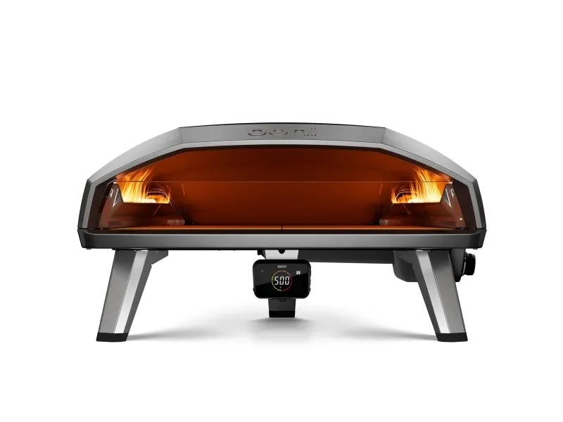 Ooni Koda 2 Max, 1 pizza(er), Sort, Sølv, 33 cm, 500 °C, 150 - 500 °C, Sten