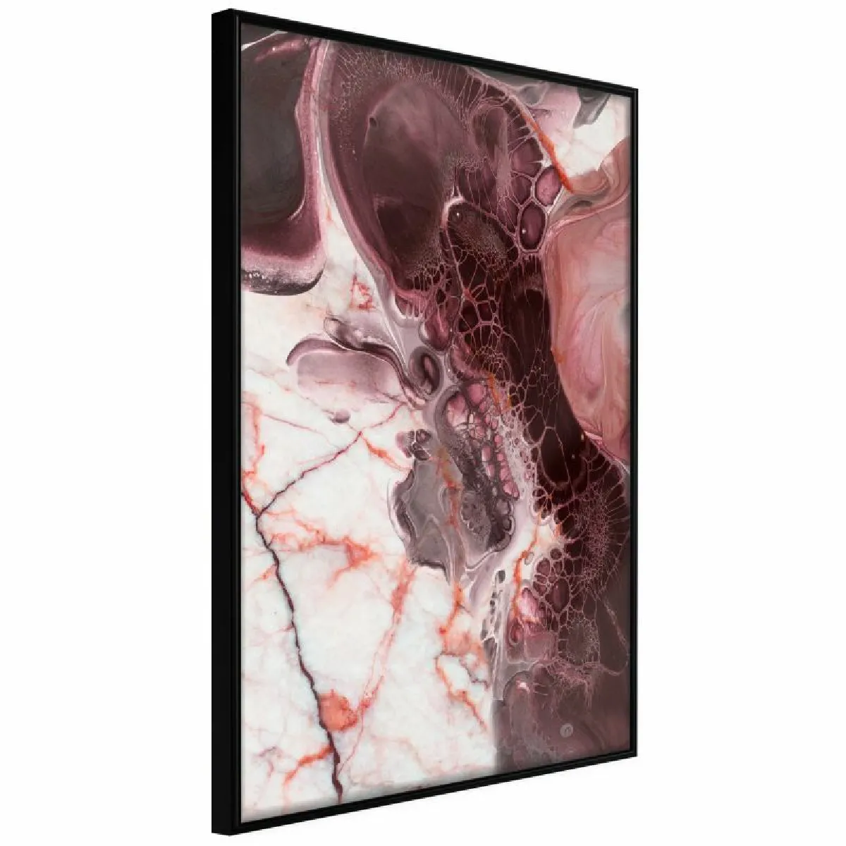 Paris Prix Affiche Beauty Enchanted in Marble - 20 x 30 cm - Noir