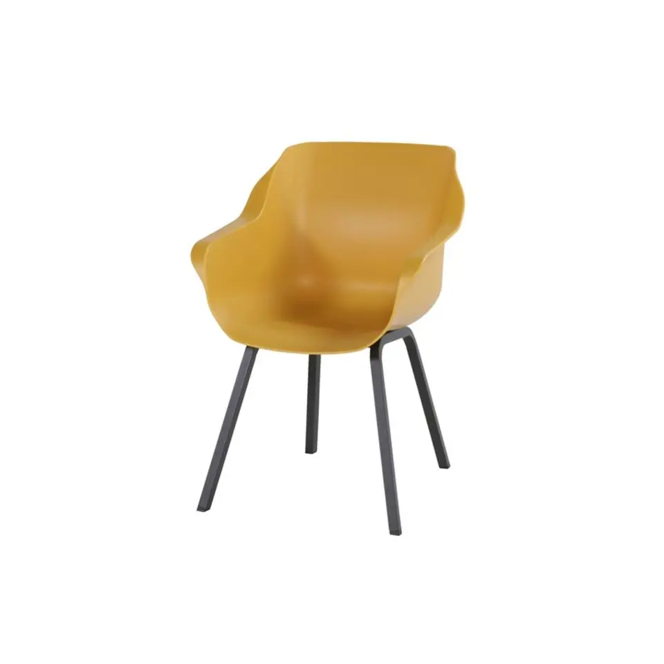 Hartman Sophie Element dining armstoel- curry yellow - 4 st.