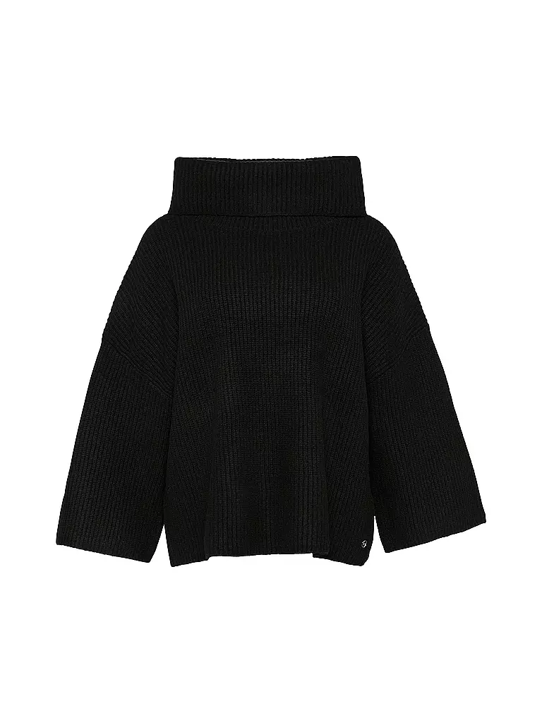 COMMA Rollkragenpullover  schwarz