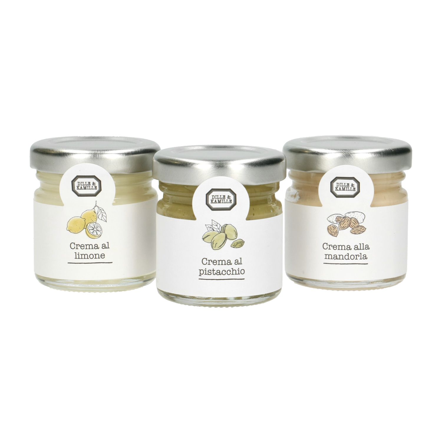 Cadeauset Italiaanse crèmes, 3 x 40 gram