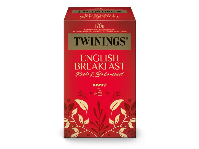 Twinings Teebeutel English Breakfast 20 Stück Englischer Schwarztee