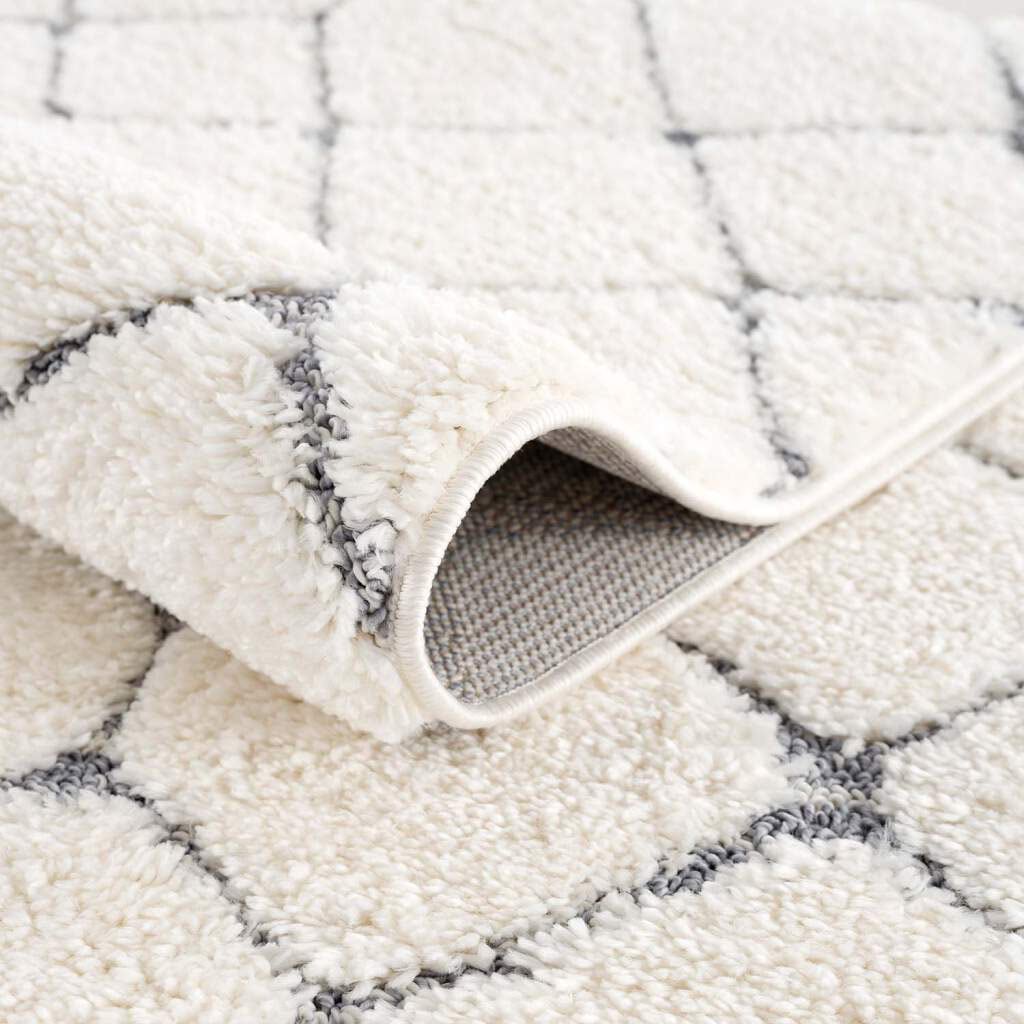 Carpet City Hochflor-Teppich »Focus 4499« rechteckig 20 mm Höhe Läufer, Boho, Hochtief-Muster/ 3D-Effekt, für Wohnzimmer, Schlafzimmer