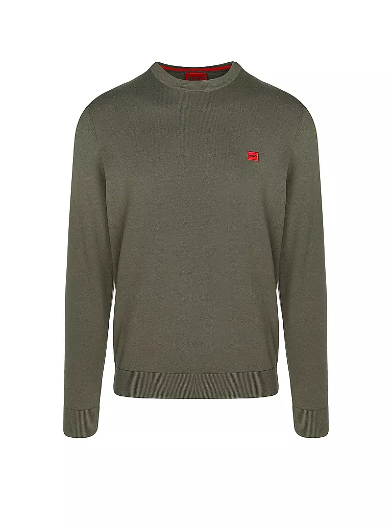 HUGO Pullover SAN CASSIUS olive