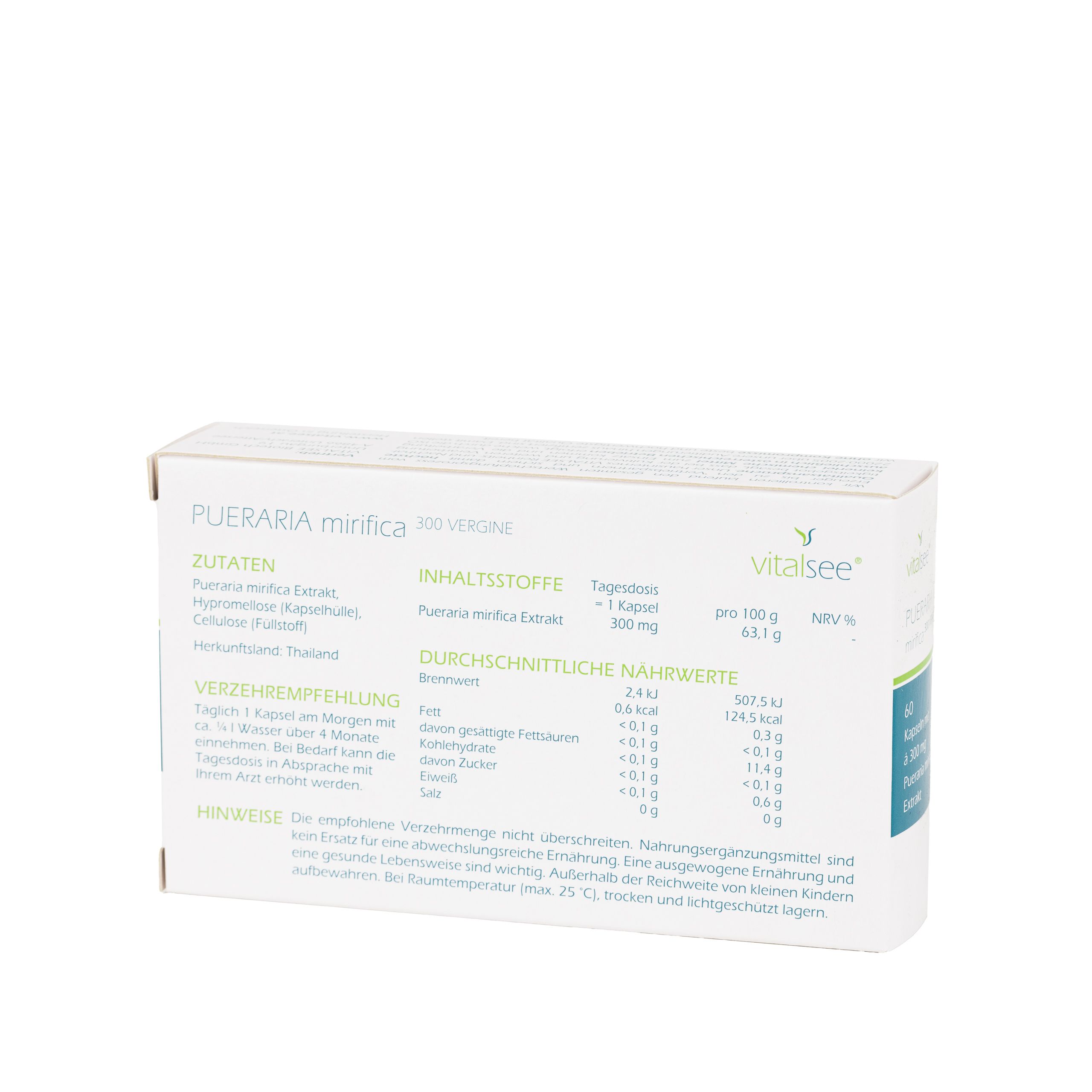 Vitalsee PUERARIA mirifica 300 vergine Extrakt