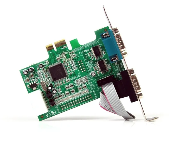 StarTech.com 2 Port Native PCI Express RS232 Serial Adapter Card with 16550 UART (PEX2S553) - Seriel adapter - PCIe lavprofil - RS-232 x 2 - for P/N: BNDTB10GI, BNDTB210GSFP, BNDTB310GNDP, BNDTB410GSFP, BNDTB4M2E1, BNDTBUSB3142
