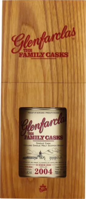 GLENFARCLAS VINTAGE 2004 FAMILY CASKS 70CL