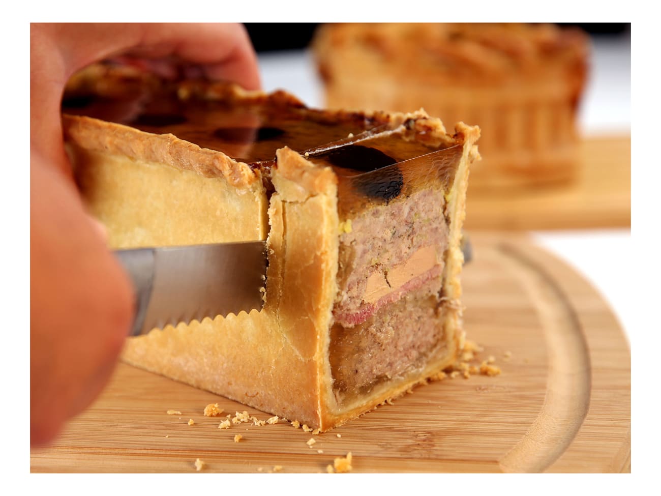 Moule à pâté en croûte - long uni - 30 cm - Gobel