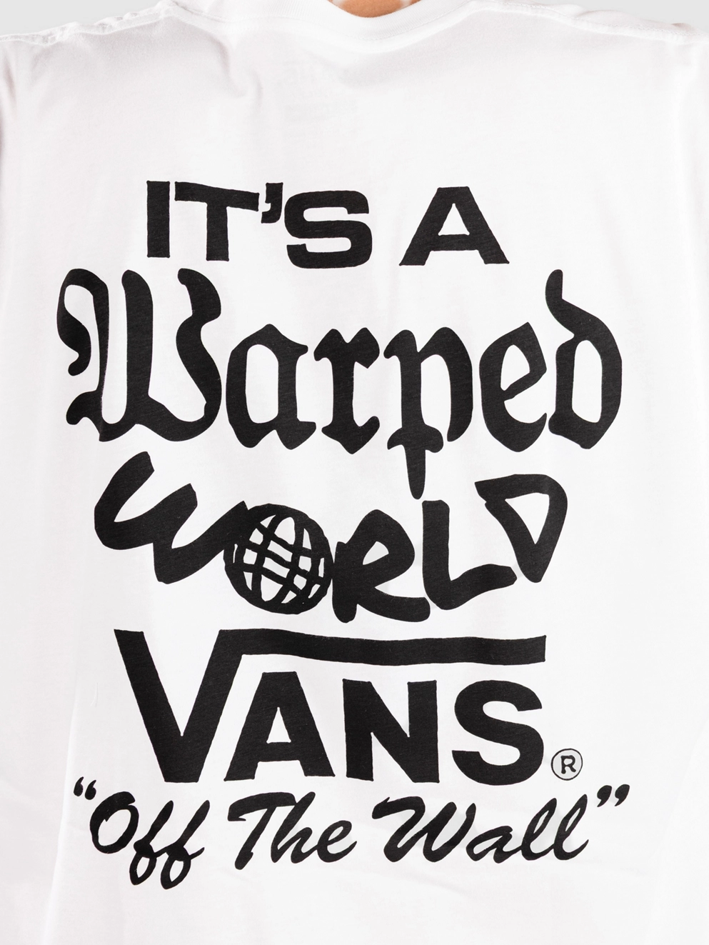 Vans Warped World T-Shirt white