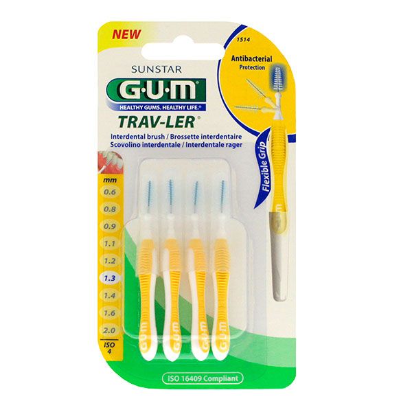 Trav-ler 4 brossettes interdentaires 1.3 mm n°1514