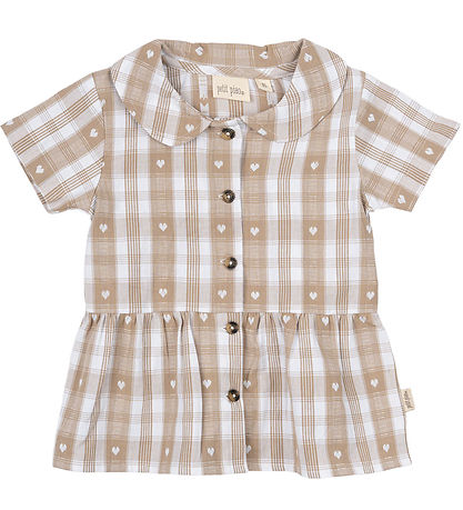 Petit Piao Hemd - Off White Heart