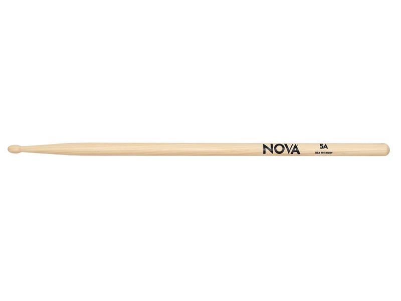 Vic Firth Drumsticks NO5A by Vic Firth 5A – 1 Paar Stabile Drumsticks aus Hickory-Holz