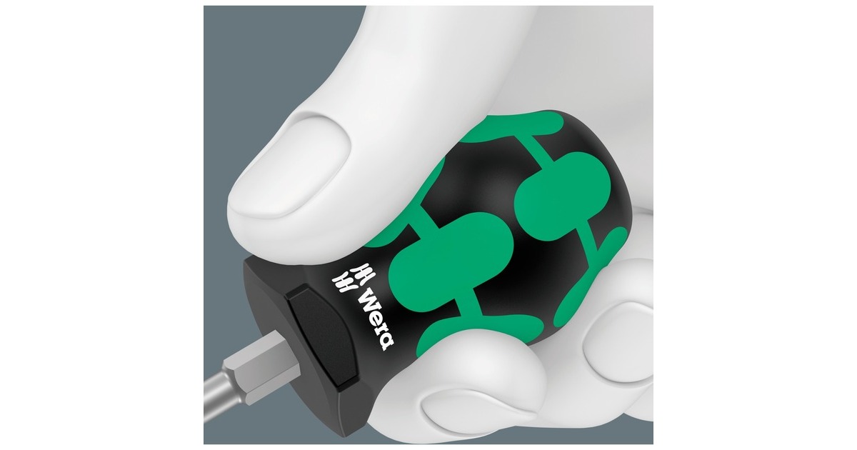 Wera300/7 Mix 1 Schroevendraaierset, 7‑delig  (Zwart/groen)