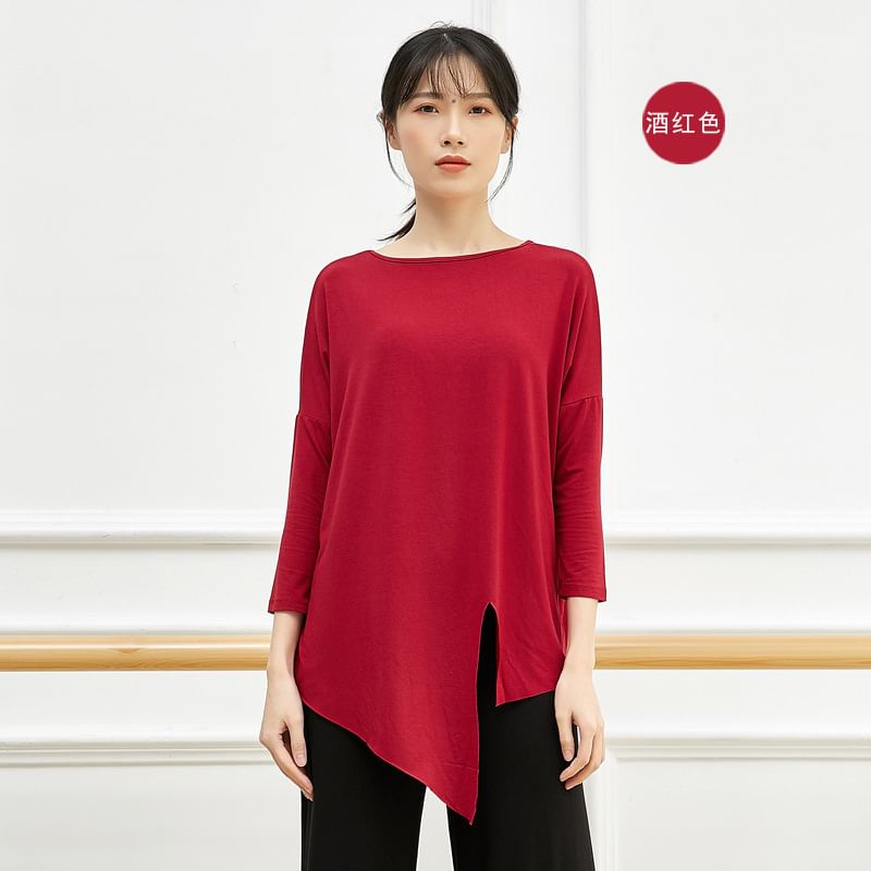 Cossita - Asymmetrisch dans-T-shirt met lange mouwen