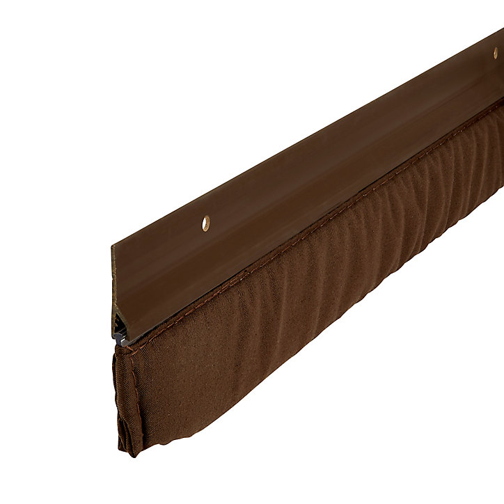 Bas de porte sol irrégulier Diall marron L.93 cm