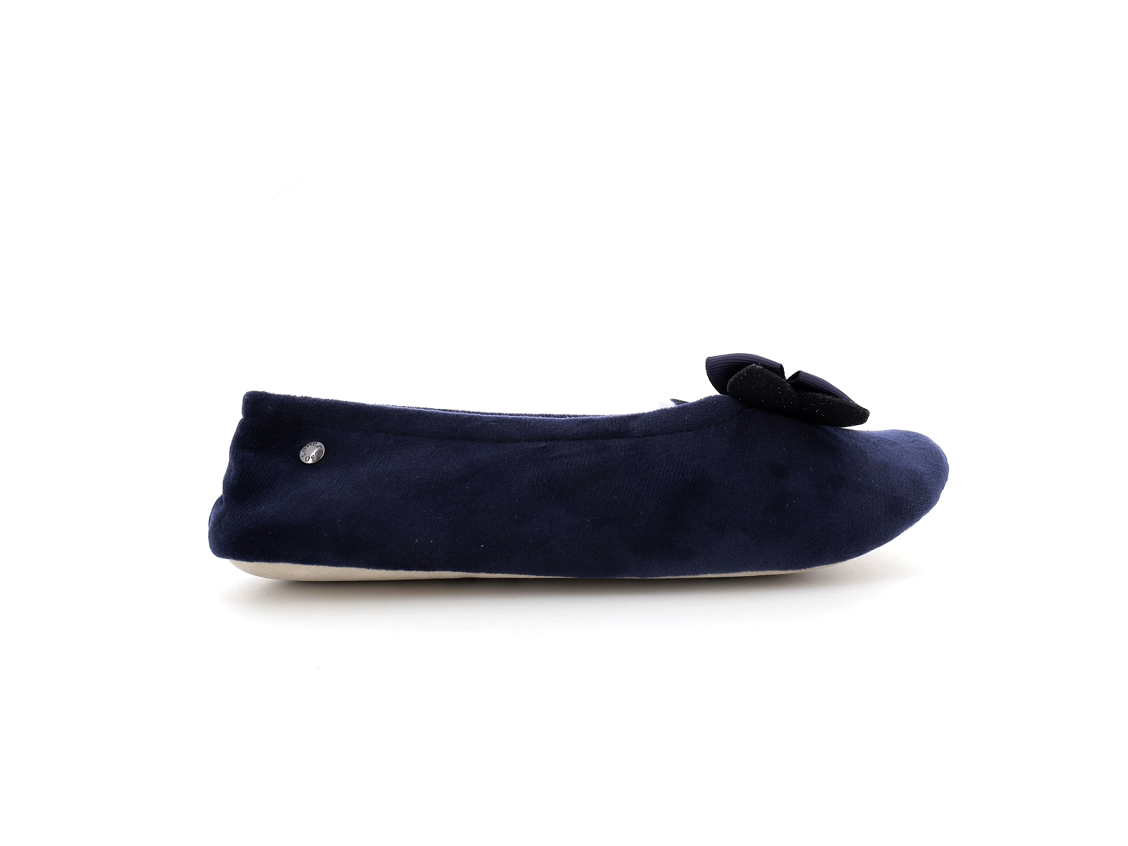 Isotoner-97303 Textile Velours Marine