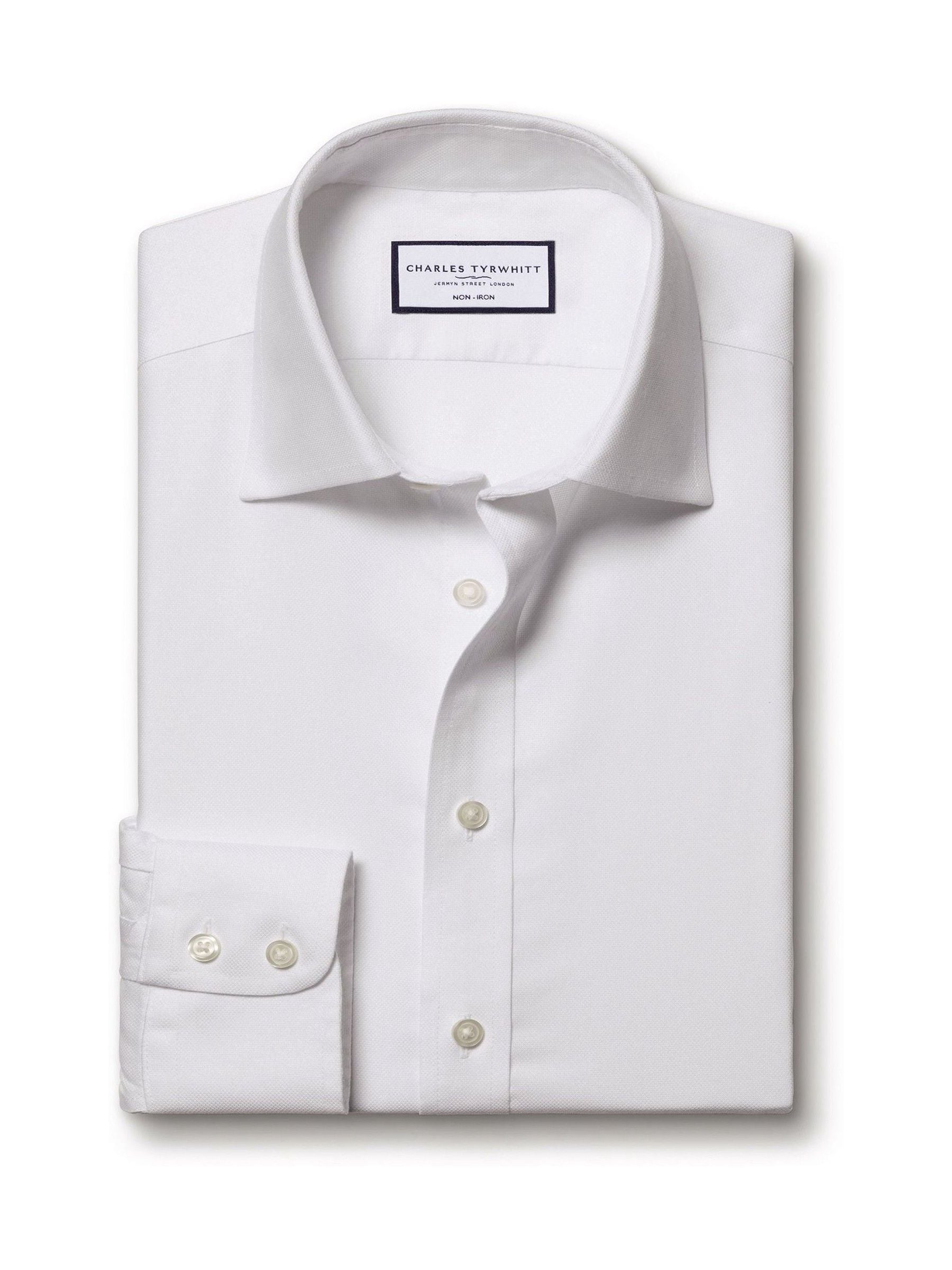 Charles Tyrwhitt Classic Fit Non Iron Royal Oxford 100% Cotton Shirt