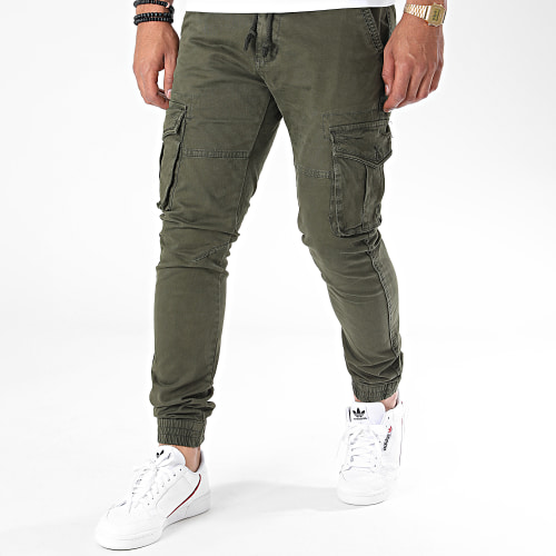 Pantalon Cargo XQ03 Vert Kaki