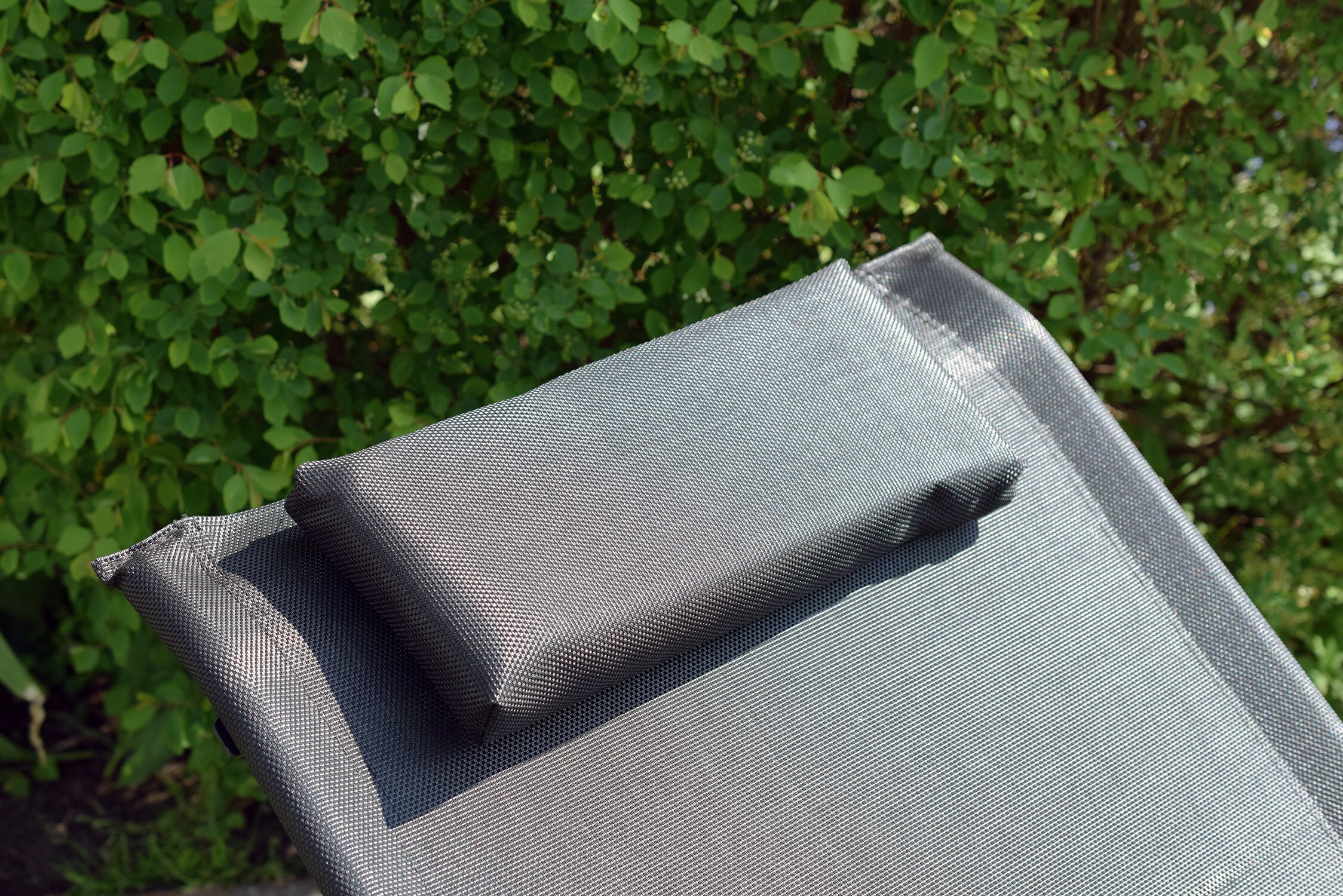 CHILLROI® Schaukelgartenstuhl schwarz Gartenliege Liegestuhl Sonnenliege