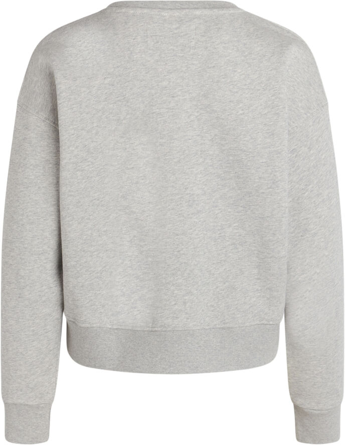 Mads Nørgaard - Copenhagen Organic Sweat Tilvina Sweatshirt FAV Light grey melange