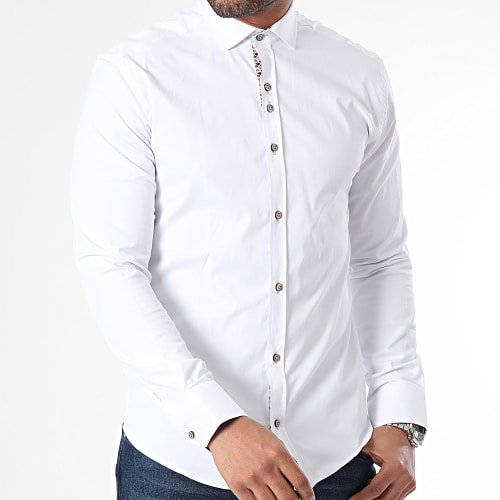 Chemise Manches Longues Blanc