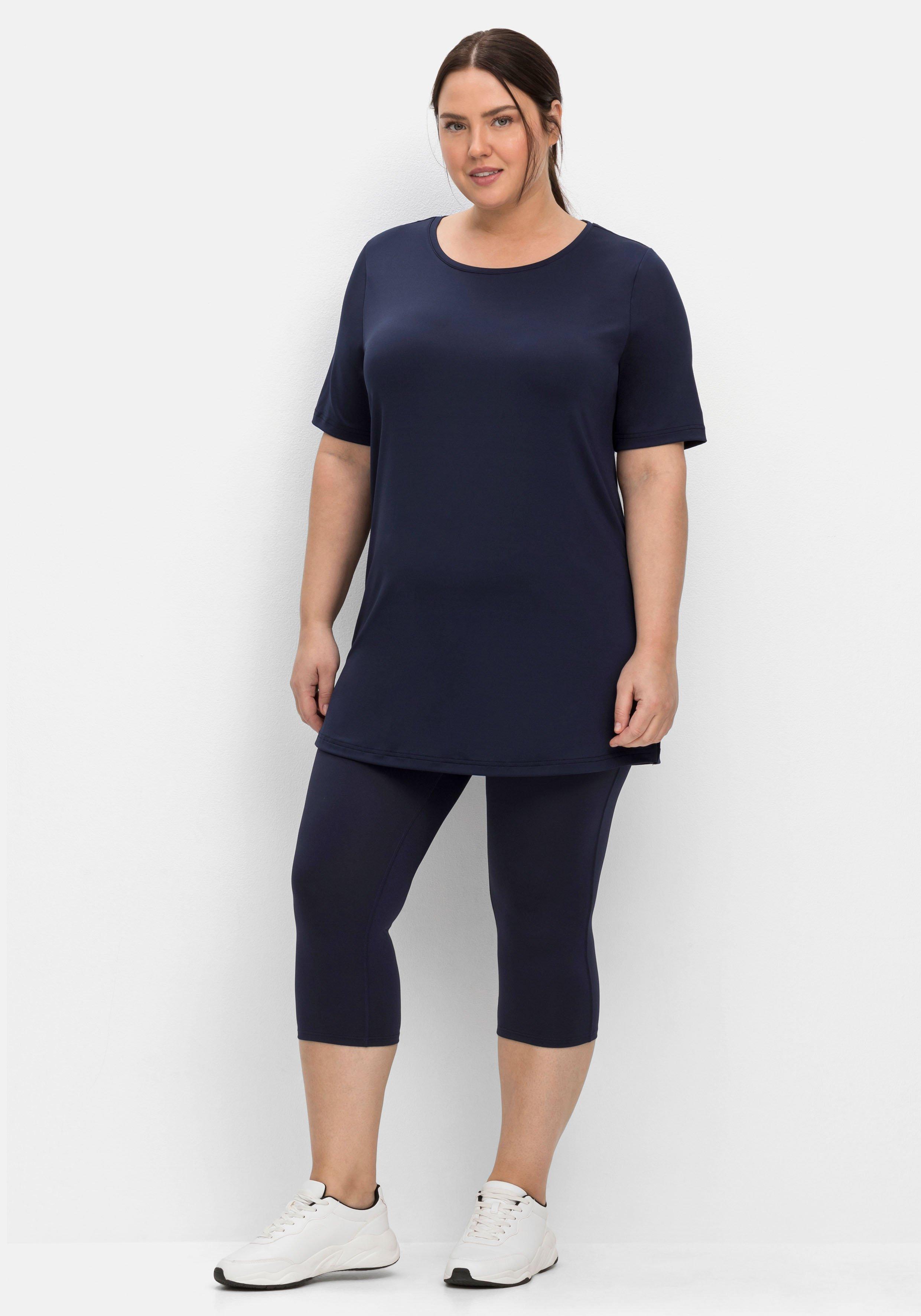 Sporthose mit Innentasche, in Caprilänge