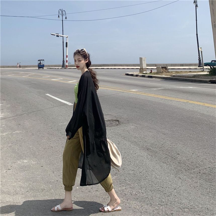 Sienne - Chiffon lange jas