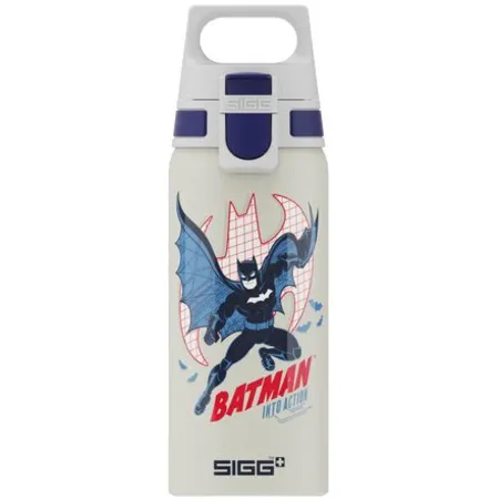 SIGG Aluminium Trinkflasche WMB ONE Batman into Action White 0.6 L
