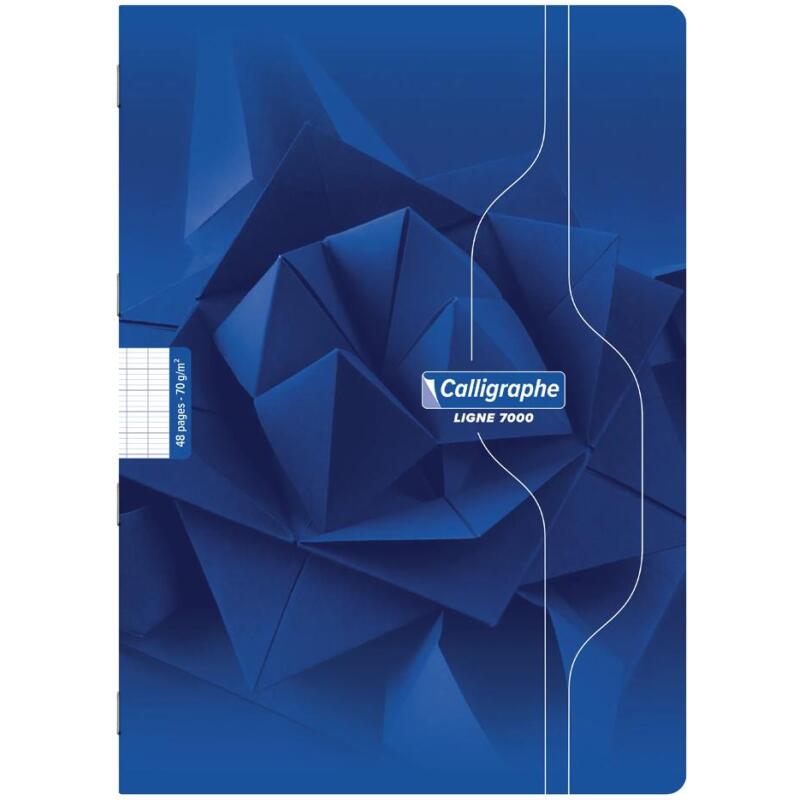 Cahier piqué 7000 A4 48 pages grands carreaux 70 g - Assortis