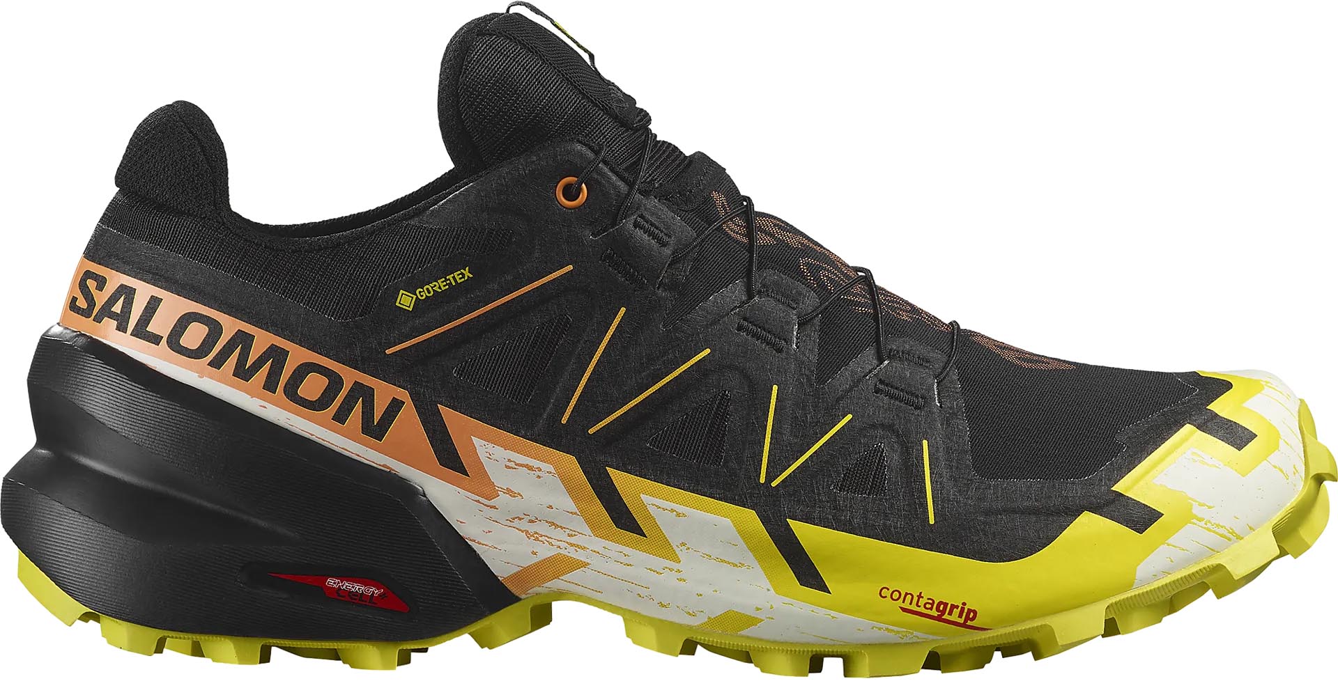 Speedcross 6 GTX Herre Black/Sulphur Spring/Bird Of Paradise